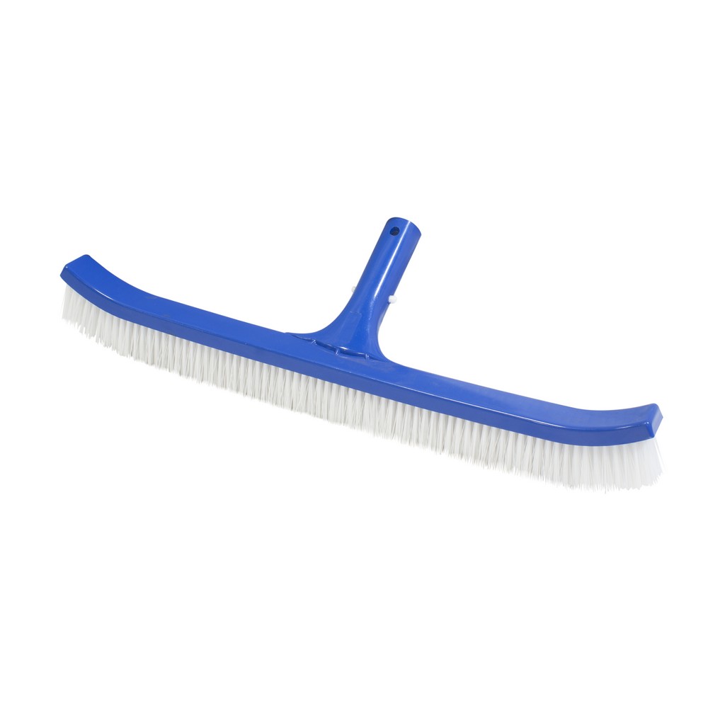 Nylon swimming brush plastic handle 18