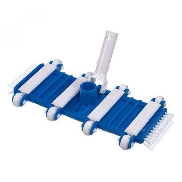 Flexible vacuum head side brushes - 8 wheels