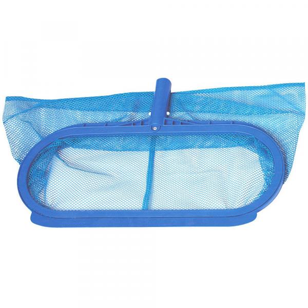 Pool skimmer net deluxe deep - plastic handle